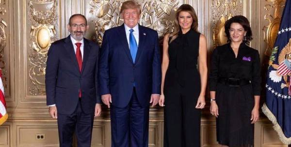 Armenia’s PM Nikol Pashinyan attends reception hosted by Donald Trump