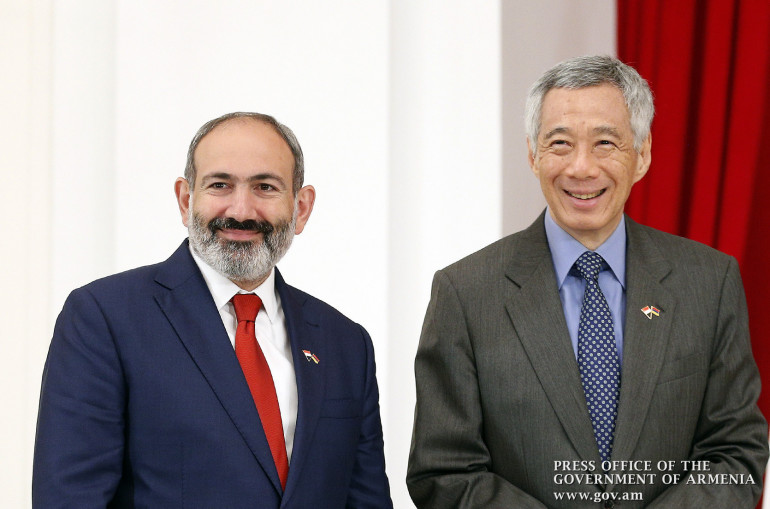 Armenian, Singapore PMs discuss broad range of issues on bilateral relations