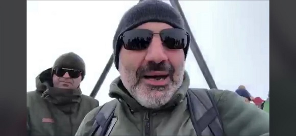 Nikol Pashinyan welcomes Presidents of Iran and US from the peak of Artanish (2461m)