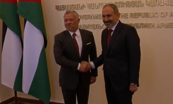 Նիկոլ Փաշինյանի հանդիպումը Հորդանանի թագավոր Աբդալլահ 2-րդի հետ 