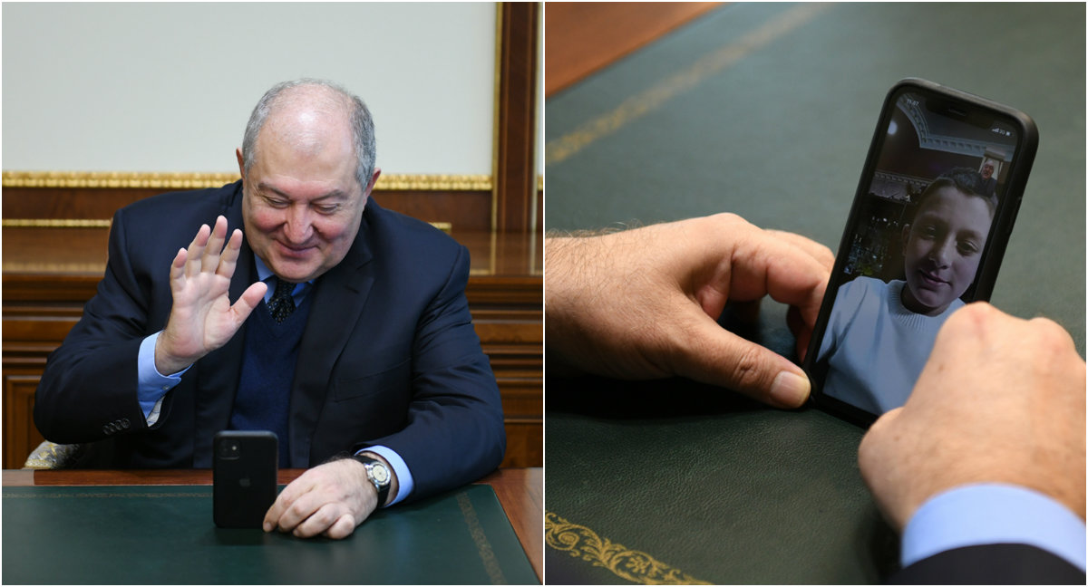 Դու ուժեղ տղա ես և պետք է հաղթահարես հիվանդությունը. Արմեն Սարգսյանի նվերը՝ քաղցկեղով հիվանդ Ռոմիկին