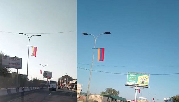 Օդանավակայանի ճանապարհին Անկախության օրով անարգվում է ՀՀ դրոշը. Արայիկ Մարգարյան