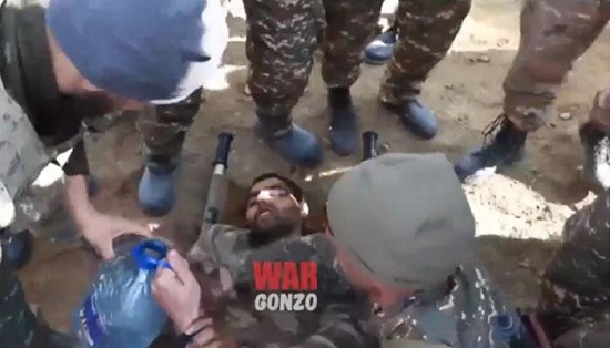 Ինչպես են Արցախի զինվորականները փրկում ադրբեջանցուն