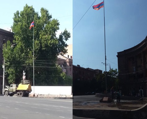 «Երևանում ապամոնտաժվել է  վերամիավորված Հայաստանն ու Արցախը խորհրդանշող խճանկարը»