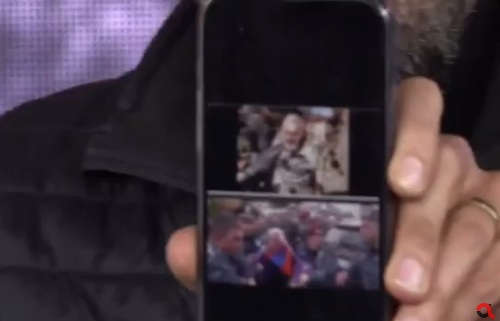 Վերևում` թշնամու կողմից գերեվարված, ներքևում` բերետավորների հարձակմանը ենթարկված մեր հայրենակիցն է