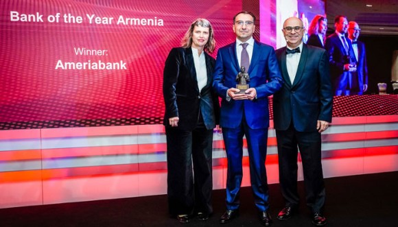 Ամերիաբանկը ճանաչվել է 2022թ. տարվա բանկը Հայաստանում The Banker ամսագրի կողմից