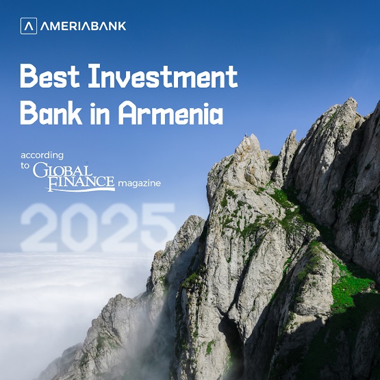 Ameriabank named Armenia’s Best Investment Bank for 2025 by Global Finance