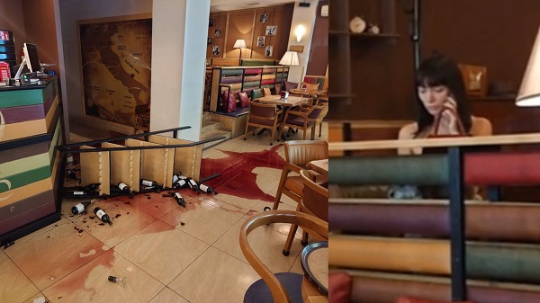 Երիտասարդ կինը կռիվ է սարքել Լևոն Տեր-Պետրոսյանի որդուն պատկանող սրճարանում