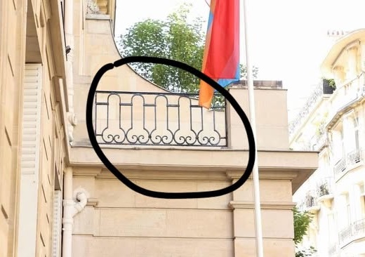 Ֆրանսիայում ՀՀ նոր դեսպանատան շենքի վրա խորհրդանշական ցանկապատը կատարյալ կերպով ամփոփում է Փաշինյանի և Միրզոյանի արտաքին քաղաքականության արդյունքները․ Հայկ Խալաթյան