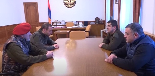 Ընդունել եմ Հայկ Մարությանին,ով հերթապահություն էր իրականացնում պաշտպանական դիրքերում․ԱՀ նախագահ