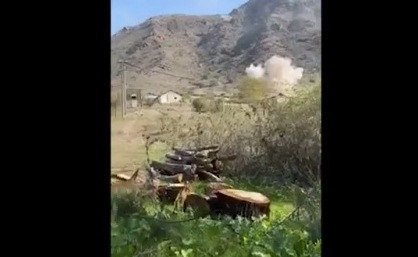 Հակառակորդի կողմից ՀՀ սահմանի թիրախավորման կադրեր