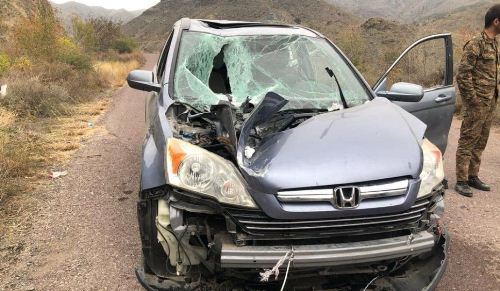 ԱԹՍ-ի արկն ընկել է գնդերեց Դավիթ սարկավագի մեքենայի վրա, բայց չի պայթել