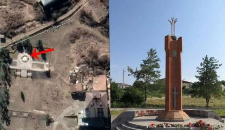 Ադրբեջանցիները Շուշիում ևս մեկ հայկական հուշարձան են ոչնչացրել
