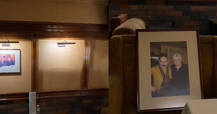 «Մալխաս» ակումբում պատից հանել են Նիկոլ Փաշինյանի նկարը